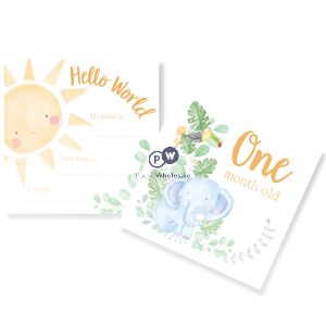 Hugs & Kisses Baby Milestone Moment Cards 28 Pack