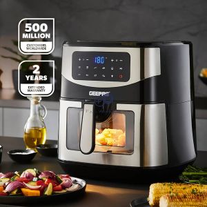 Geepas 1800w 9-in-1 Large Vortex Digital Air Fryer 9.2l