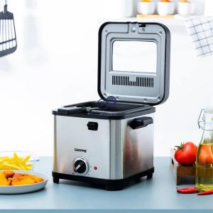 Geepas 900w Stainless Steel Deep Fat Fryer 1.5l
