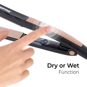 Geepas 360° Swivel Ceramic Hair Straighteners