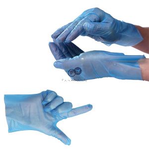 Bettina Blue Stretch Hybrid Gloves Small-medium 200pc