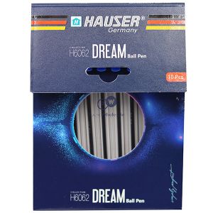 Hauser Dream Assorted Colour Premium Ball Pen 10 Pack