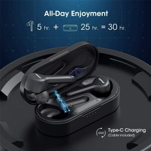 Mpow Noise-cancelling 4-mic Bluetooth Earbuds