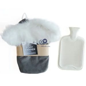 Did Hot Water Bottle & Suede Thick Plush Foot Warmer 2l Assorted Colours