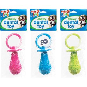 Pets Play Chewy Dental Dog Toy Assorted