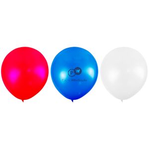 Pop Union Jack Solid Colour Balloons 15 Pack