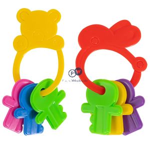 First Steps First Baby Key Ring Assorted Teddy & Rabbit