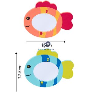 First Steps Cute Fish Bath Foam Mirror Assorted