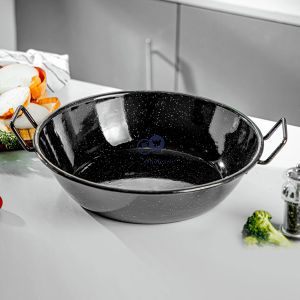 Royalford Non-stick Enamel-coated Wok Pan 34cm