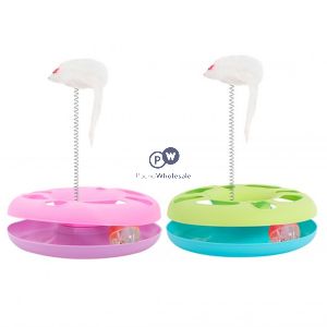 Smart Choice Ring Track & Mouse Chase Game Cat Toy Assorted Colours