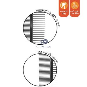 Smart Choice Double-sided Fine & Medium Tooth Grooming Comb