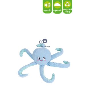 Smart Choice Plush Octopus Dog Toy Assorted Colours