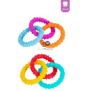 Smart Choice Rubber Ring Dog Toy Assorted Colours 20cm X 9cm