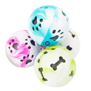 Smart Choice Rubber Squeaker Ball Dog Toy 7.5cm Assorted Colours
