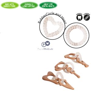 Smart Choice Bamboo Dental Dog Toy Assorted