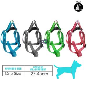 Smart Choice Polyester Dog Harness 27cm-45cm Assorted Colours
