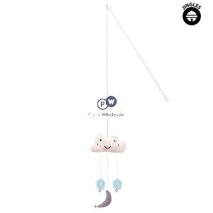 Smart Choice Plush Jingle Wand Kitten Teaser Assorted