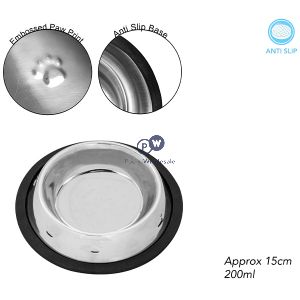 Smart Choice Anti-skid Stainless Steel Cat Bowl 200ml