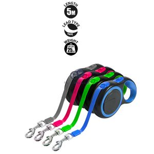 Smart Choice 25kg Retractable Dog Lead 5m Assorted Colours