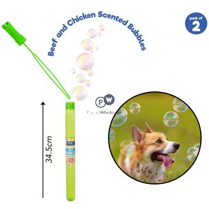 Smart Choice Chicken & Beef Scented Pet Bubble Wand 118ml 2 Pack