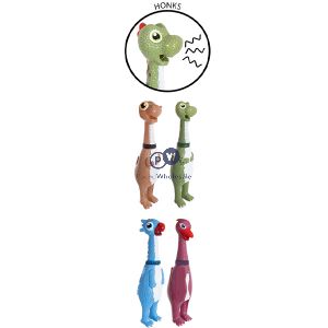Smart Choice Vinyl Honking Dinosaur Dog Toy 31cm Assorted Colours