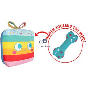 Smart Choice Squeaky Plush Birthday Present Dog Toy 20cm Assorted