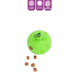 Smart Choice Rubber Treat Dispensing Giggle Ball Dog Toy 8cm Assorted Colours