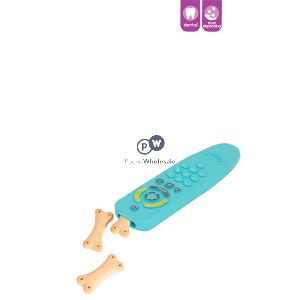 Smart Choice Rubber Treat Dispensing Tv Remote Dog Toy Assorted Colours