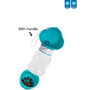 Smart Choice 2-in-1 Pet Water & Food Bottle Assorted Colours