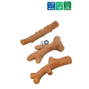 Smart Choice Dental Textured Bamboo Stick Dog Toy 18cm Assorted