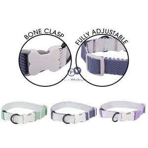 Smart Choice Small-to-medium Dual Colour Dog Collar 30-50cm Assorted Colours