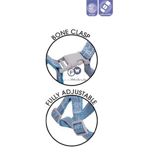 Smart Choice Small-to-medium Woven Dog Harness 40cm-55cm Assorted Colours