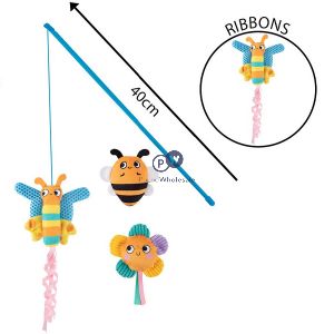 Smart Choice Catnip Plush Animal Teaser Cat Toy 40cm Assorted