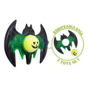 Smart Choice Halloween 2-in-1 Rubber Bat & Ball Dog Toy 21cm Assorted Colours