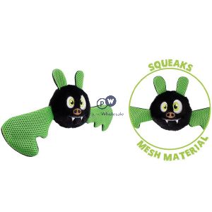 Smart Choice Halloween Squeaky Plush Batty Bat Dog Toy 35cm Assorted Colours