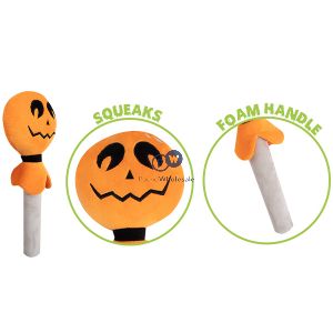 Smart Choice Halloween Plush Squeaky Petrifying Pop Plush Dog Toy 35cm Assorted