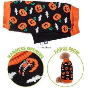 Smart Choice Halloween Pumpkin Dog Jumper Large 50cm