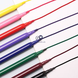 Artbox Assorted Colour Fine Tip Fibre Colouring Pens 8 Pack