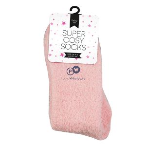 Farley Mill Ladies' Size 4-6 Super Cosy Plain Socks Assorted Colours