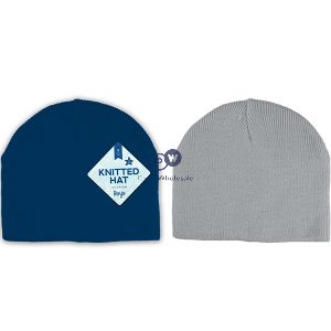 Farley Mill Boys Knitted Hat 2 Pack Assorted