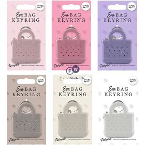 Farley Mill Small Eva Bag Keyring Cdu Assorted Colours