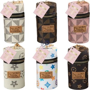 Farley Mill Monogram Barrel Purse Keyring 10cm X 5cm Cdu Assorted