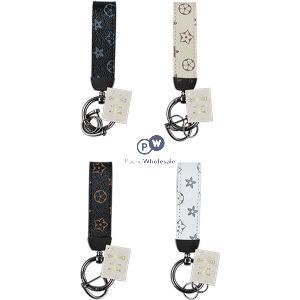 Farley Mill Luxury Faux Leather Tag Keyring Cdu Assorted