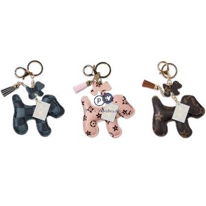 Farley Mill Luxury Faux Leather Dog Keyring Cdu Assorted