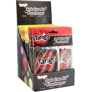 Tango Card Car Air Freshener 2 Pack Cdu Assorted Fragrances