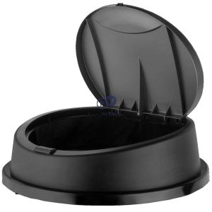Black Touch Lid Household Bin 50l