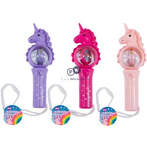 Hoot Unicorn Mini Led Spinner Cdu Assorted Colours
