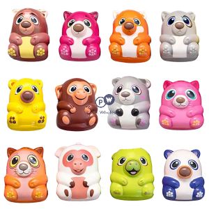 Hoot Series 1 Mystery Squishy Hug Animals Cdu Assorted
