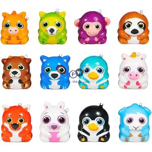 Hoot Series 2 Mystery Squishy Hug Animals Cdu Assorted