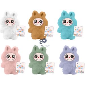 Hoot Plushie Bunny Character Keyring 8cm Cdu Assorted Colours